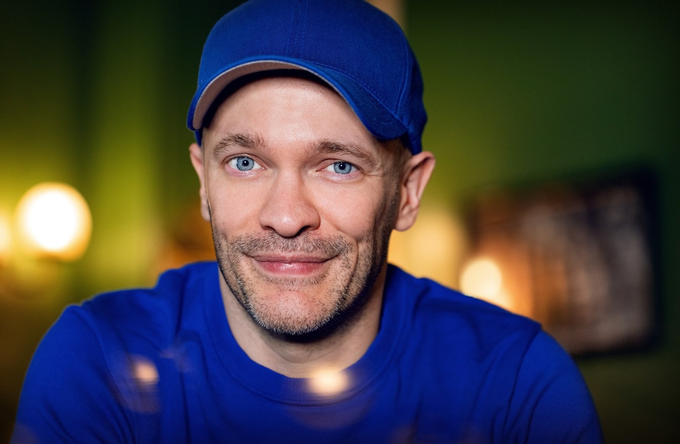 Joël auf der Bühne